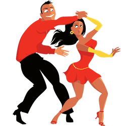 cuplu care dansează Salsa
